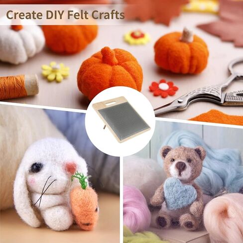 2PCS Wool Carders with Drop Spindle Set, Hand Carders Wool Needle Felting Brush, Drop Spindle Maple Top Whorl Spinning Smooth Finish, for Craft Felt Project in Saudi Arabia