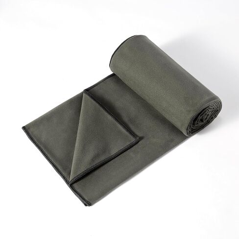 Amazon Basics Yoga Mat Towel, Hot Yoga, Soft, Sweat Absorbant in Saudi Arabia