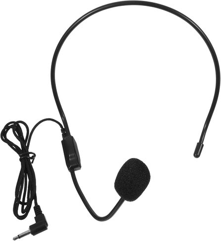 Angoily Microphone Headset Headphone Mic for Flexible Headset Microphone for Speaking Stage Performance in Saudi Arabia