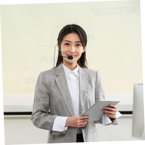 Angoily Microphone Headset Headphone Mic for Flexible Headset Microphone for Speaking Stage Performance in Saudi Arabia