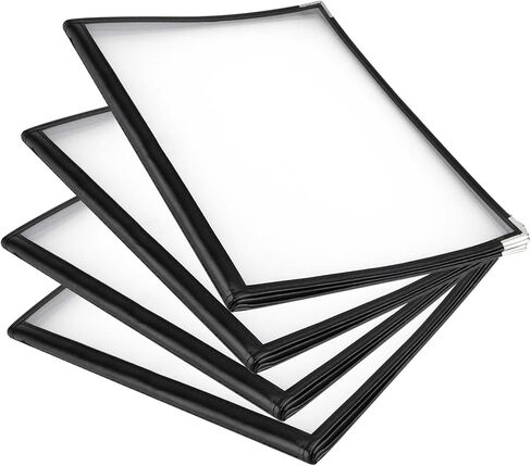 JAPCHET 30 PCS 8.5 x 11 Inch Menu Covers, Single Page Double Stitched Menu Sleeves 2 View Menu Holder for Restaurant, Cafe, Diner, Bar, Burgundy in Saudi Arabia