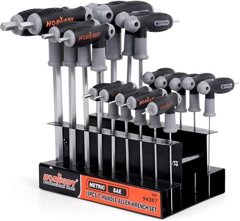 HORUSDY Tamper Proof Star Key Set (Folding) Security Torx Key Set Sizes Include T-6 to T-30 in Kuwait