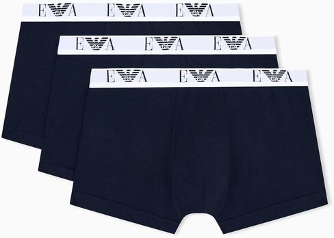 Emporio Armani Men's 3 Pack Bold Monogram Quadshorts in Kuwait