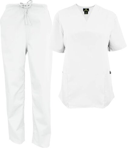 Natural Uniforms Unisex Scrub Set-Top and Pant Set (Standard Workwear Scrub Set) in Kuwait