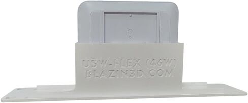 Generic 10-inch 1U Network Rack Mount for Ubiquiti Flex Switch USW-Flex (46W), Rack Mountable (Black) in Kuwait