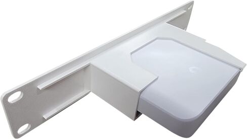 Generic 10-inch 1U Network Rack Mount for Ubiquiti Flex Switch USW-Flex (46W), Rack Mountable (Black) in Kuwait