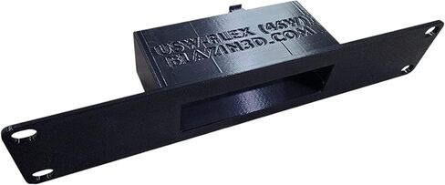 Generic 10-inch 1U Network Rack Mount for Ubiquiti Flex Switch USW-Flex (46W), Rack Mountable (Black) in Kuwait