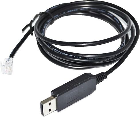 FT232RL USB to RJ12 RJ11 6PIN RS485 Converter Serial Communication Cable for Flow Control MFC to Host PC(5m) in Saudi Arabia