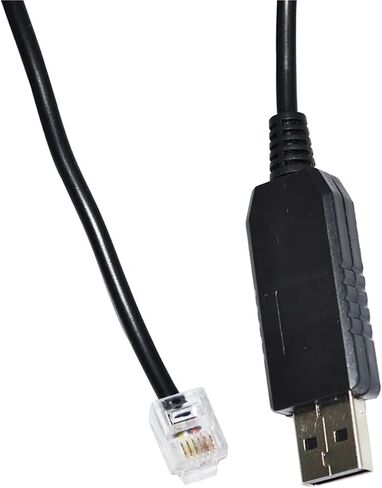 FT232RL USB to RJ12 RJ11 6PIN RS485 Converter Serial Communication Cable for Flow Control MFC to Host PC(5m) in Saudi Arabia