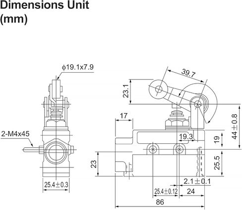 باومين TZ-6 مفتاح حد محكم TZ-6002 مكبس دوار متوازي تيار متردد 250 فولت 15 أمبير IP 65 in Kuwait