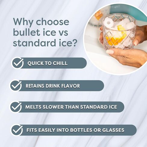 Igloo ICEB26HNSS Automatic Self-Cleaning Portable Electric Countertop Ice Maker Machine With Handle, 26 Pounds in 24 Hours, 9 Ice Cubes Ready in 7 minutes, With Ice Scoop and Basket, Stainless in Kuwait