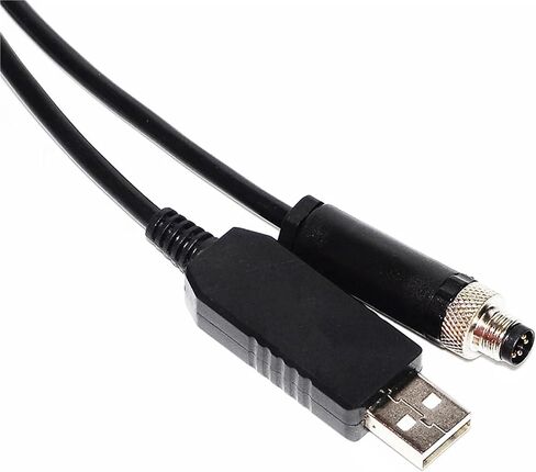 CHIP USB to M8 4-PIN Male RS485 Converter Serial Communication Cable for Linear & Rotary Actuator to PC KABLE(1.8m) in Saudi Arabia