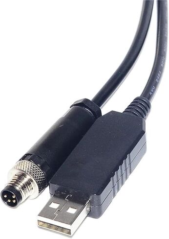 CHIP USB to M8 4-PIN Male RS485 Converter Serial Communication Cable for Linear & Rotary Actuator to PC KABLE(1.8m) in Saudi Arabia