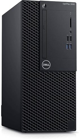 أجهزة الكمبيوتر المكتبية Dell Optiplex 3060 Mini Tower، Intel i5-8400 2.8 جيجا هرتز، ذاكرة وصول عشوائي 16 جيجا، 512 جيجا SSD، لوحة مفاتيح وماوس، واي فاي USB، Win11 Pro (متجدد) in Kuwait