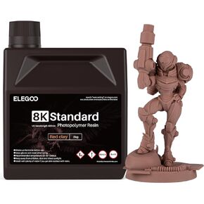 ELEGOO Standard LCD 3D Printer Resin, Fast UV-Curing 3D 405nm UV Resin Photopolymer Resin for High Precision Rapid LCD 3D Printing Black 1000G in Kuwait