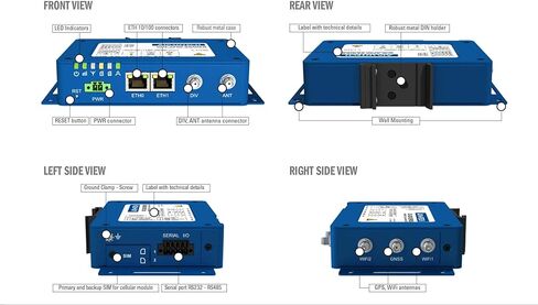 B+B SmartWorx Industrial IoT LTE Cat M1 Router in Saudi Arabia