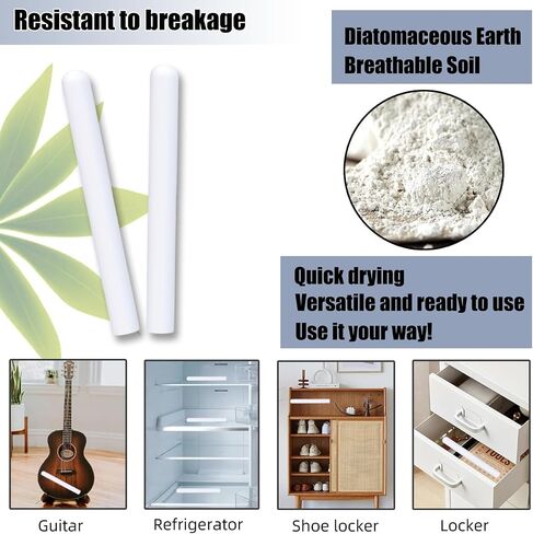 8Pcs Diatom Drying Rod Stick for Toys，Reusable,Toy Drying Stick,Gifts Deodorizing, Desiccant Absorbent Stick Moisture Absorbent Stick Moisture for Closet, Shoe Cabinet,Quick Drying Moisture Absorber in Saudi Arabia