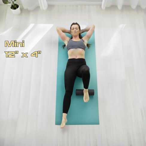 أسطوانة الرغوة Fitnation-أسطوانة العضلات الرغوية عالية الكثافة-بكرات رغوة محكم لتدليك العضلات ، والتمدد ، واليلاتيس ، واليوغا in Saudi Arabia