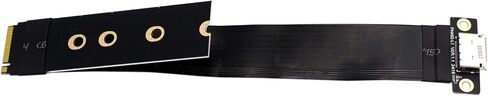 Sintech M.2 M-Key 2230/42/80 to Oculink SFF-8612 SFF-8611 Adapter Card with Flexible Cable 20cms in Saudi Arabia