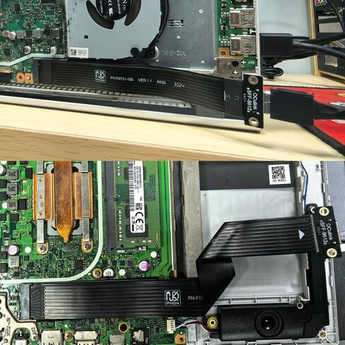 Sintech M.2 M-Key 2230/42/80 to Oculink SFF-8612 SFF-8611 Adapter Card with Flexible Cable 20cms in Saudi Arabia