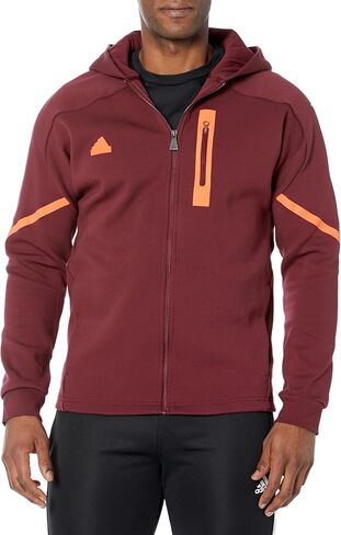 adidas Men's Designed 4 Game Day Fullzip Hoodie, Black, Large in Saudi Arabia