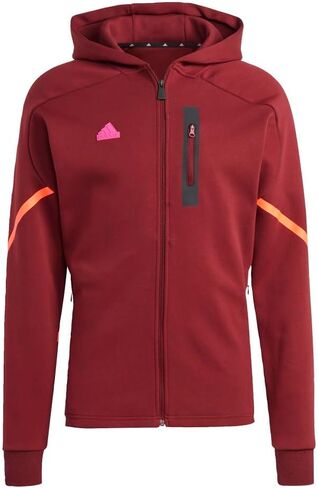 adidas Men's Designed 4 Game Day Fullzip Hoodie, Black, Large in Saudi Arabia