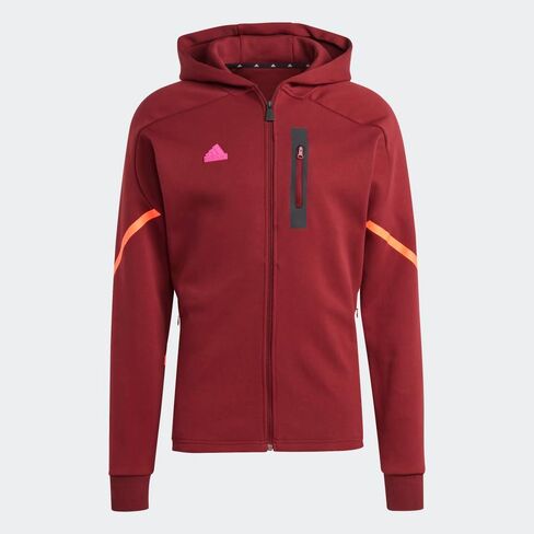 adidas Men's Designed 4 Game Day Fullzip Hoodie, Black, Large in Saudi Arabia