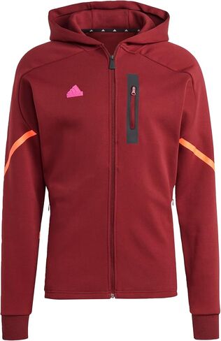 adidas Men's Designed 4 Game Day Fullzip Hoodie, Black, Large in Saudi Arabia
