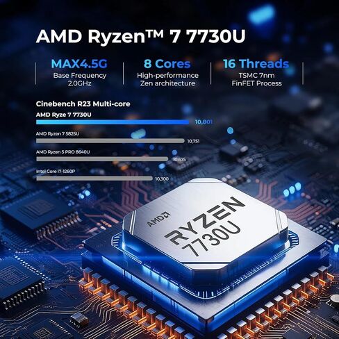 كمبيوتر محمول Lenovo V15 Business Premium، شاشة FHD مقاس 15.6 بوصة، مكتب MS مدى الحياة، معالج AMD Ryzen 7 7730U ثماني النواة، ذاكرة وصول عشوائي 40 جيجابايت، تخزين 2.5 تيرابايت (2 تيرابايت SSD + 500 جيجابايت تحويلة)، Wi-Fi 6، RJ-45 NumPad، MarxsolAccessory in Kuwait