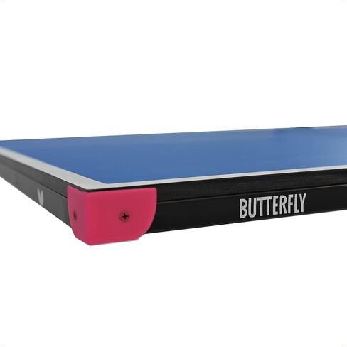 Butterfly Junior Ping Pong Table - 3/4 Size Table Tennis Table - Space Saver Game Table for Game Room - Regulation Height Ping Pong Table - Sturdy Frame - Ships Assembled with Net in Saudi Arabia