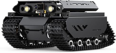 Waveshare Open-Source Off-Road Tracked AI Robot, Compatible with Raspberry Pi 5, Dual Controllers, Computer Vision, PI5-4GB NOT Included in Saudi Arabia