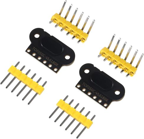 AITRIP 2PCS TOF400C VL53L1X وقت الطيران (ToF) مستشعر مدى الليزر اندلاع 940nm ToF مسافة مكتشف مسافة ليزر صغيرة مستشعر IIC مخرج لـ Ardunio STM32 in Kuwait