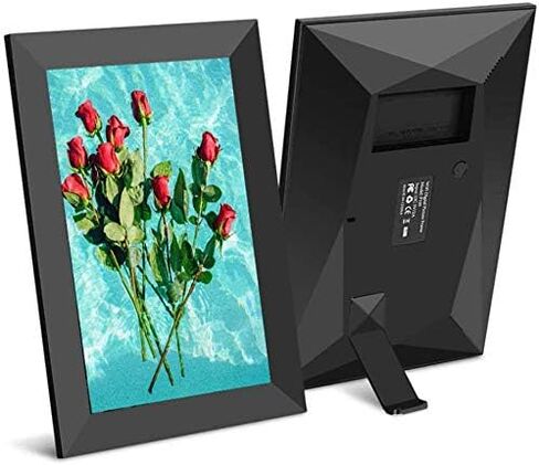 8-inch WiFi Digital Photo Frame - Black, 1280x800 IPS HD Touchscreen, 16GB Storage in Saudi Arabia