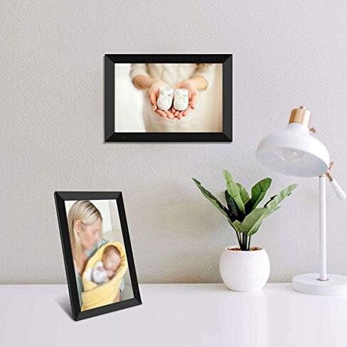 8-inch WiFi Digital Photo Frame - Black, 1280x800 IPS HD Touchscreen, 16GB Storage in Saudi Arabia