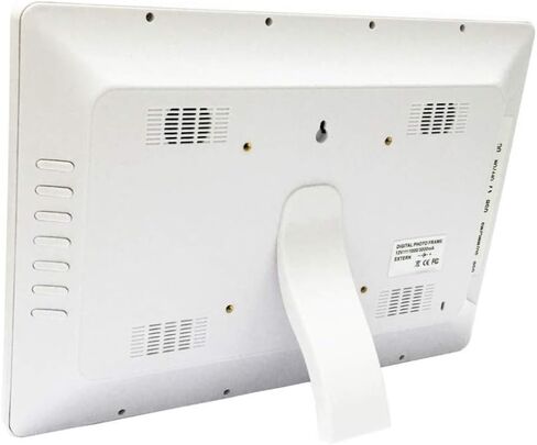 إطار صور رقمي 14 بوصة - شاشة IPS عالية الدقة 1280x800، مشغل موسيقى/فيديو، يدعم بطاقة USB/SD، دوران تلقائي - أسود in Saudi Arabia