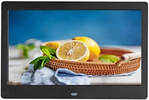 10-inch Black Digital Photo Frame, 1080P high-Definition Wall-Mounted Display, one-Button Operation, Supports SD/TF/USB Flash Drives, Suitable for Commercial Advertising. in Saudi Arabia