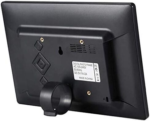 10-inch Black Digital Photo Frame, 1080P high-Definition Wall-Mounted Display, one-Button Operation, Supports SD/TF/USB Flash Drives, Suitable for Commercial Advertising. in Saudi Arabia