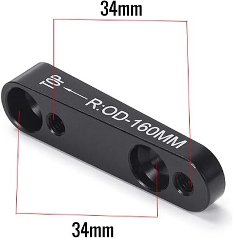 MTB Bike Disc Mount Adapter Adapter Front Fracket Ultralight Bracket PM AB إلى PM محول الفرامل لـ 140 160 180 203mm (R203 B إلى A) in Saudi Arabia