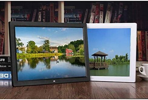17-inch Digital Photo Frame, Equipped with a 1440x900 high-Definition IPS Screen, Supports 1080P Video, Automatic Rotation, and is Compatible with USB and SD Cards. in Saudi Arabia
