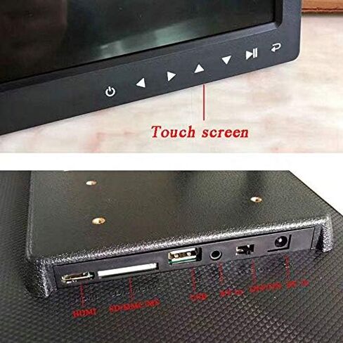 17-inch Digital Photo Frame, Equipped with a 1440x900 high-Definition IPS Screen, Supports 1080P Video, Automatic Rotation, and is Compatible with USB and SD Cards. in Saudi Arabia