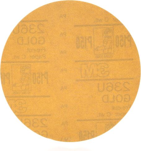 3M Hookit Gold Disc, 236U, 00921, 3 in, P80 | 50 Discs, 236U, Automotive Abrasive Sheets for Paint, Primer, Fiberglass in Saudi Arabia
