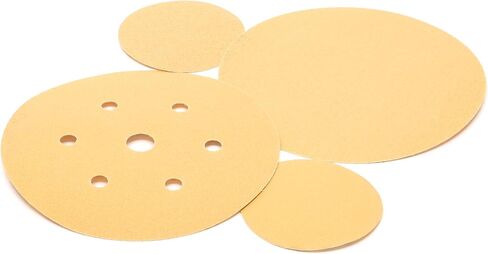 3M Hookit Gold Disc, 236U, 00921, 3 in, P80 | 50 Discs, 236U, Automotive Abrasive Sheets for Paint, Primer, Fiberglass in Saudi Arabia