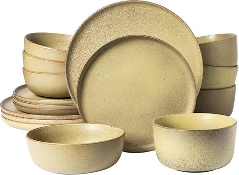 Gibson Soho Lounge Square Porcelain Chip and Scratch Resistant Dinnerware Set, Service for 4 (16pc), White in Saudi Arabia