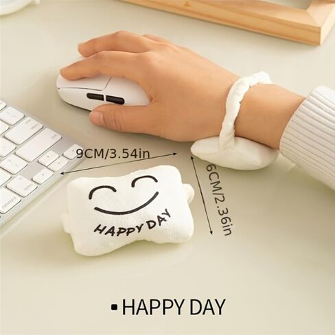 Mouse Wrist Rest Portable Ergonomic Cushion for Keyboard Computer, Soft Typing Wrist Support (3.54 x 2.36 Inches) in Saudi Arabia