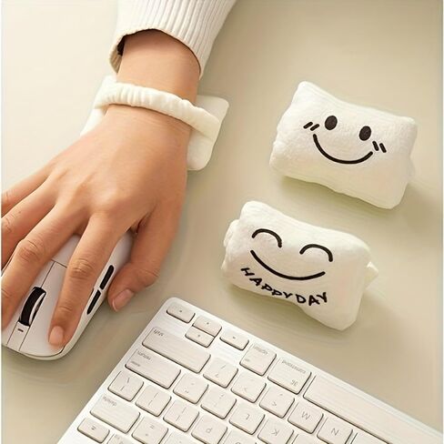 Mouse Wrist Rest Portable Ergonomic Cushion for Keyboard Computer, Soft Typing Wrist Support (3.54 x 2.36 Inches) in Saudi Arabia