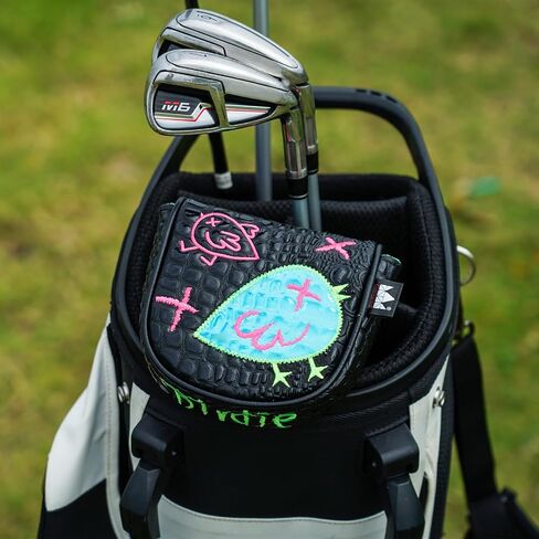 Craftsman Golf DF3 Putter Cover Golf Headcover Fits for LAB DF3 Center Shaft Birdie Design with Magnetic Closure in Saudi Arabia
