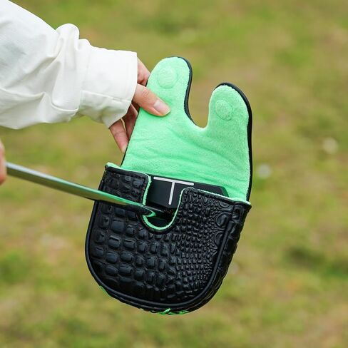Craftsman Golf DF3 Putter Cover Golf Headcover Fits for LAB DF3 Center Shaft Birdie Design with Magnetic Closure in Saudi Arabia