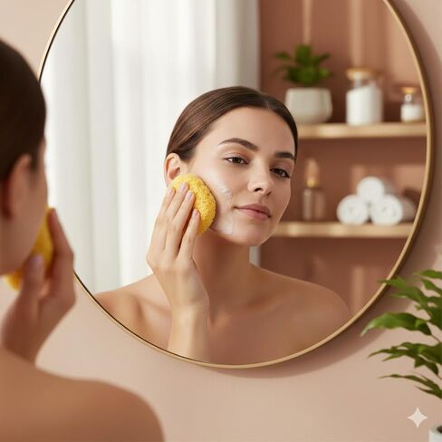 Natural Yellow Sea Silk Sponges 1,5 Inches Pack of 5 in an Organza Bag. Great for Cosmetic Use: Makeup Removal, Facial Cleansing & Cleaning. Softly Rough but Not Skin Irritating in Saudi Arabia
