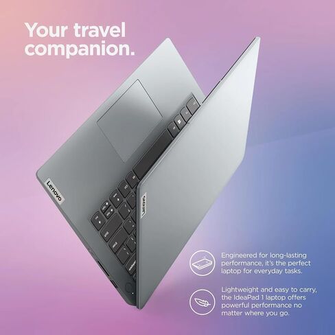 كمبيوتر محمول Lenovo IdeaPad 14 بوصة 2025، ذاكرة وصول عشوائي 20 جيجابايت، تخزين 1.1 تيرابايت (500 جيجابايت SSD + 128 جيجابايت eMMC + 500 جيجابايت تحويلة)، معالج Intel Core، رسومات UHD، بطارية طويلة WiFi-6، MarxsolAccessory، مكتب لمدة عام 365، Win 11 in Kuwait