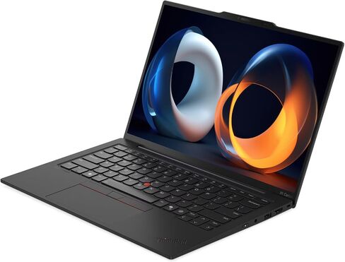 Lenovo Thinkpad X1 Carbon Gen 13 Aura Edition Laptop, Intel Ultra 7-265U, 32 GB LPDDR5x RAM, 2 TB PCIe SSD, 14" WUXGA (1920x1200) Display, Integrated Intel Graphics, Backlit Keyboard, W11 Pro, Black in Saudi Arabia